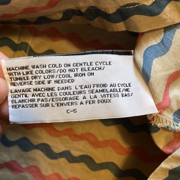 Tulle by Anthropologie squiggle stripe top, size small - Picture 8 of 12